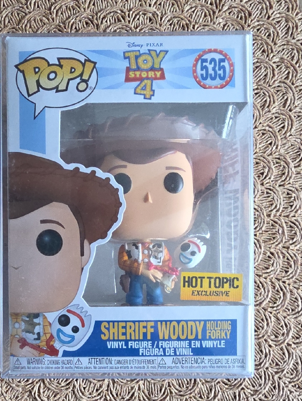 Funko Pop! Disney Pixar Toy Story 4 Sheriff Woody #535 In Vaulted Vinyl Box
